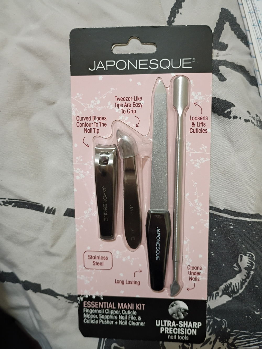 JAPONESQUE Essential Mani Kit - Pink Packaging